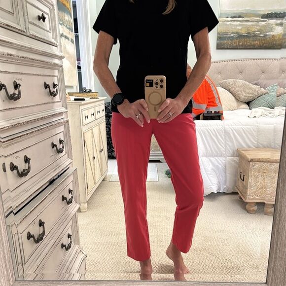 Talbots petite “the perfect Chino” 98% cotton 2% spandex, Vibrant Red Pants- 2P - Picture 10 of 13